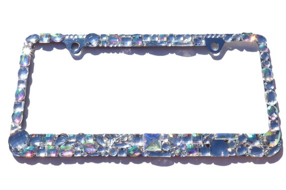 Bling License Plate Frame, 2 Pack Rhinestone License Plate Frames Holder Cover For Women Colorful A81f0738 D574 440c 970f 59ca2e797bdf.355dfc3e62c81f4ebe0970ca44157463 - View #4