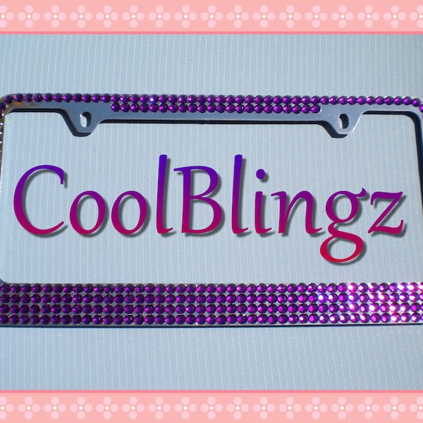 License Plate Frame Etsy
