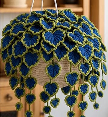 Realistic Coleus Leaf Crochet Pattern