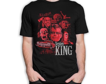 Stephen King Movies Art T-Shirt, Men's and Women's Sizes Tee (STK-032287)