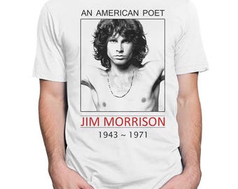 Jim Morrison An American Poet T-Shirt, The Doors Shirt, Men's and Women's Sizes