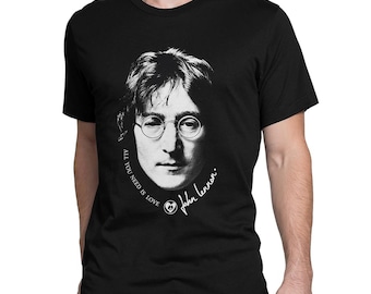 John Lennon All You Need Is Love T-Shirt, Men's and Women's Sizes