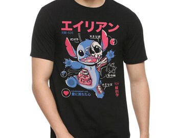 Stitch Anatomy Art T-Shirt, Men's and Women's Sizes (STI-75530)