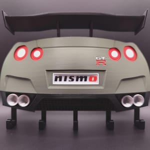 R35 GT‑R Key Hanger • JDM Key Holder • Pla 3D Printed Wall Decor • Nissan GT‑R Gift for Car Lovers • Automotive Key Hook