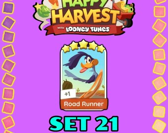 Road Runner - Set 21 - Monopoly Sticker 5 Star - Happy Harvest Album