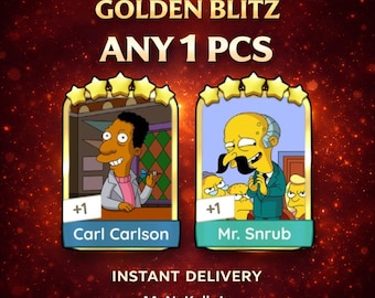 Monopoly Golden Blitz - Carl Carlson / Mr. Snrub - (1 Pcs per order)