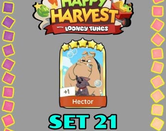 Monopoly Golden Blitz 5 Star Sticker - Hector Set 21 - Golden Blitz Event