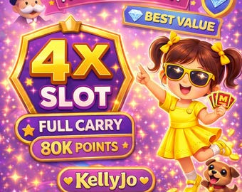 Full Carry [x4 Slot] - Farmers Market Partners (3 -6 hours) - 80K Points - Monopoly Go