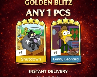 Monopoly Golden Blitz - Shutdown / Lenny Leonard - (1 Pcs per order)