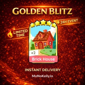 Monopol Go Golden Blitz - Tegelhus - Set 24