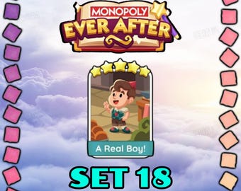 A Real Boy Set 18 - MoGo Sticker 5 Star - EVER_AFTER Album