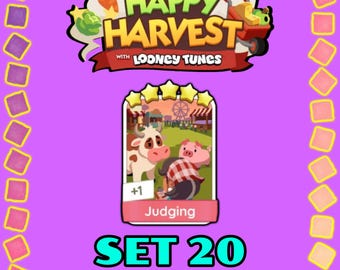 Judging - Set 20 - Monopoly Sticker 5 Star - Happy Harvest Album