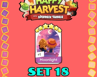 Moonlight - Set 18 - Monopoly Sticker 6 Star - Happy Harvest Album