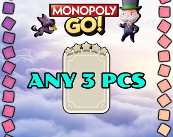 Monopoly 5 Star Sticker - 3 Pcs (HAPPY HARVEST)