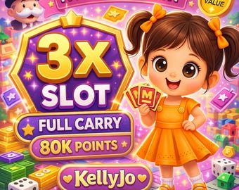 Full Carry [x3 Slot] - Farmers Market Partners (3 -6 hours) - 80K Points - Monopoly Go