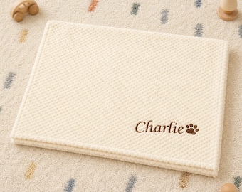 Personalized Dog Blanket, Custom Embroidered Pet Blanket, Cat Blanket, Dog Mom Gift, Custom Pet Gift, Dog Gift, Personalised Pet Blanket