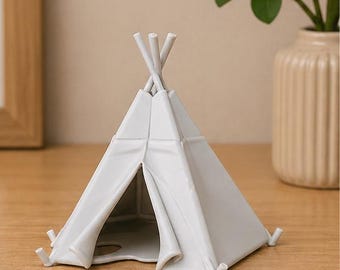 Miniature Tent for Kids STL – 1:12 Scale Dollhouse Kids Room Decor (Digital Download)