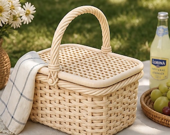 Miniature Wicker Basket STL – 1:12 Scale Dollhouse Decor (Digital Download)