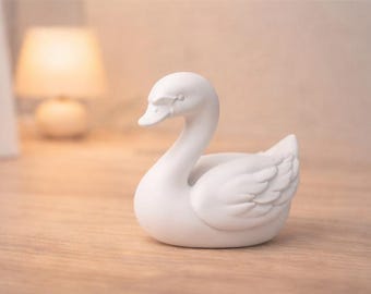 Miniature Swan Sculpt Table STL 1:12 Scale Dollhouse Living Room Furniture (Digital Download)