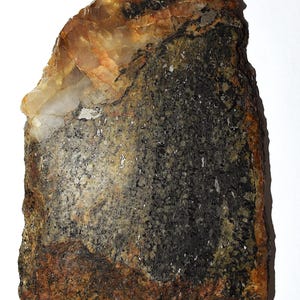 Gouddominante ertsplaat, ertsknop, koperertsmijnrelikwie (355 gram)