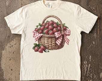 PNG de fresa vintage, descarga digital de gráficos de frutas retro, diseño de sublimación de bayas de verano, archivo PNG de fresa estilo cottagecore