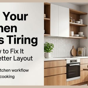 Guide d'aménagement de la cuisine | Conception de petite cuisine, optimisation du flux de travail (téléchargement numérique)