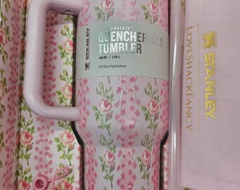 New Stanley X Love Shack Fancy 40Oz Quencher Tumbler – Blooming Heirloom Edition