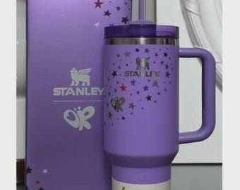 Olivia Rodrigo Stanley Cup 40oz Purple Tumbler Limited Edition New