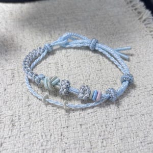 Braided Cord Bracelet: Handwoven Chinese Knot Dimple Bracelet for Her