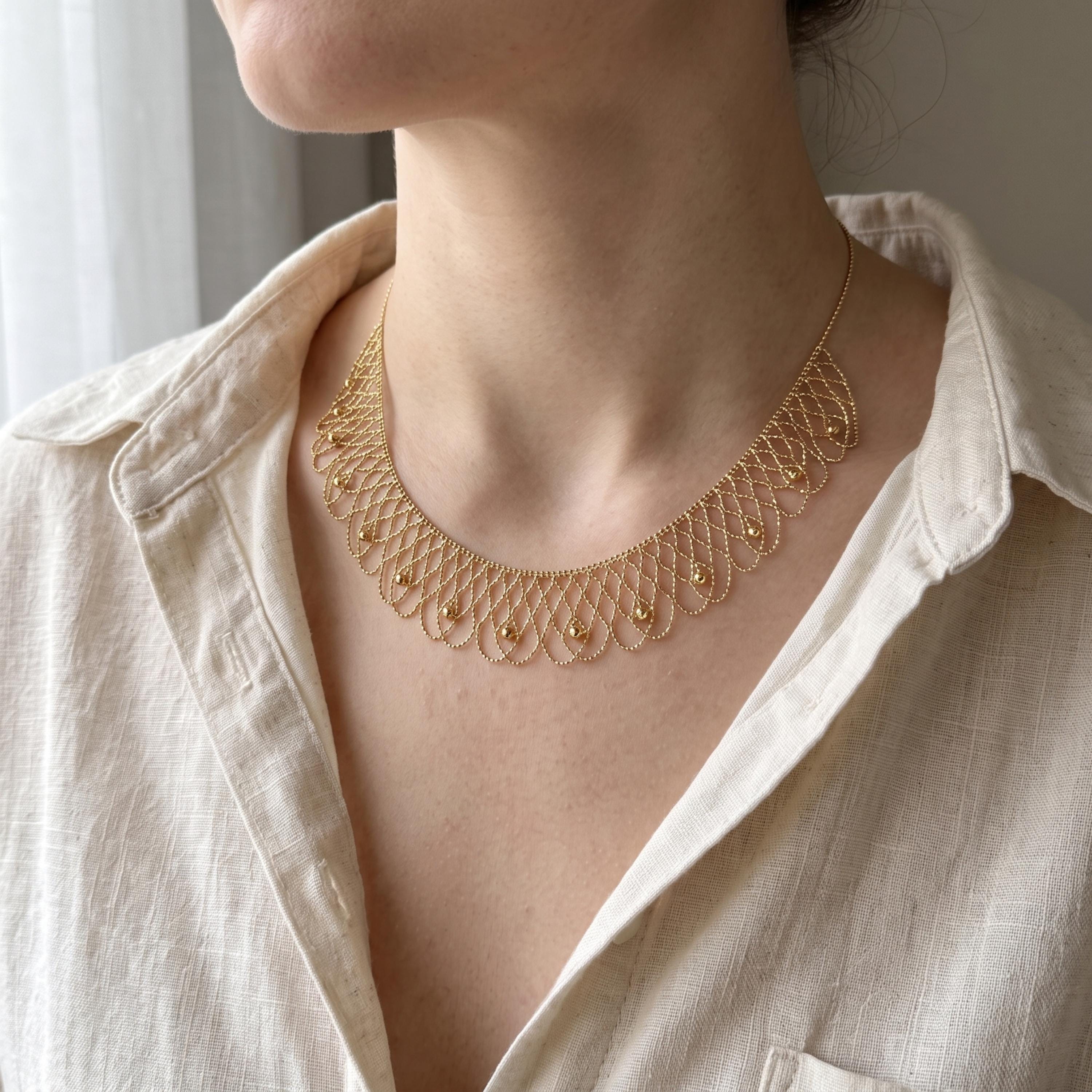 Formal Gold Necklace