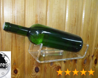 Single Wine 750 ml Bottle Wall Mount Holder Stand Bracket Hanger Display