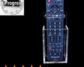 Soporte de pared para mando a distancia, soporte para mando a distancia de decodificador de TV o receptor de satélite