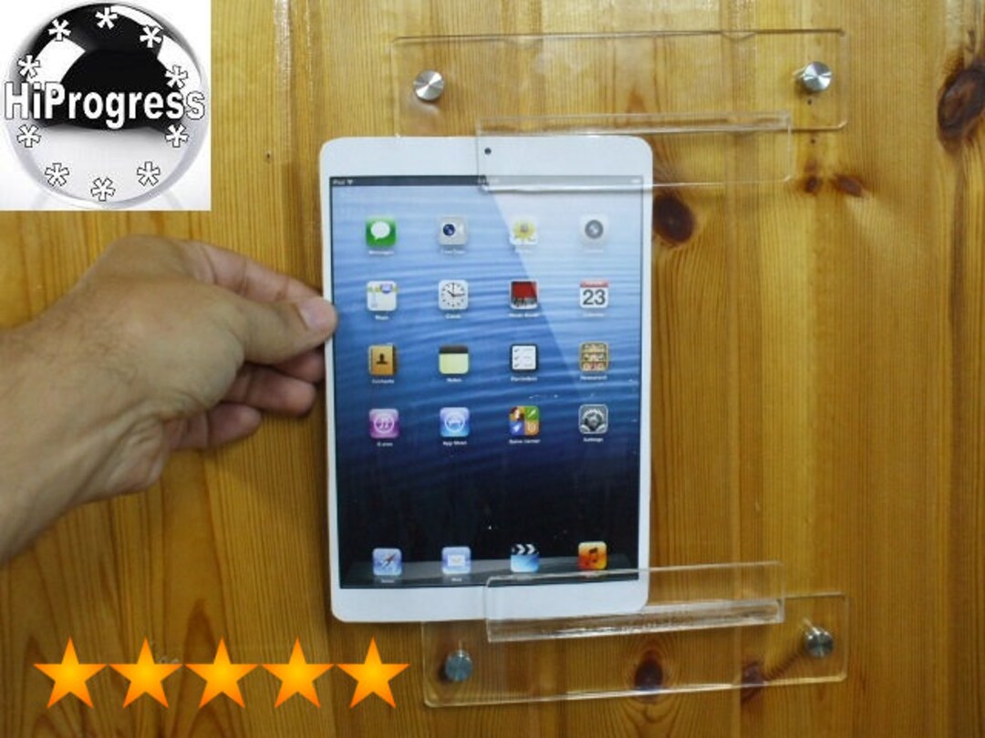 Universal Acrylic Wall Hanging Holder Display Mount for Tablet Etsy