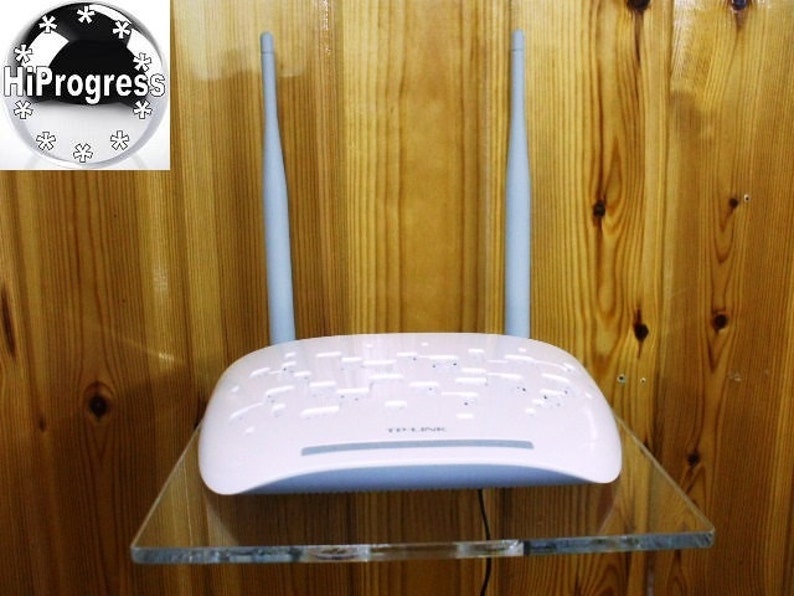 Universal Shelf Holder for Wireless Router Modem Gateway Repeater Booster