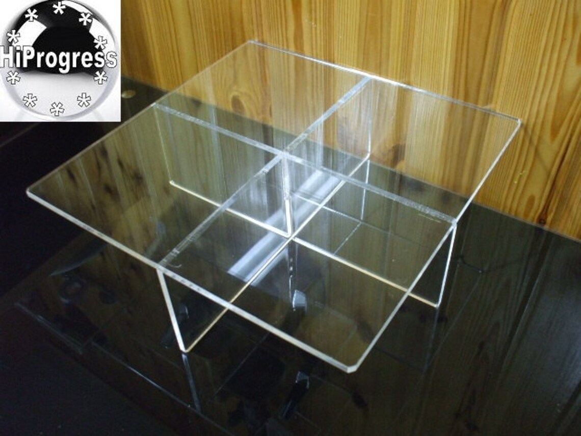 Large Clear Acrylic Square Display Stand for Wedding Cake Etsy