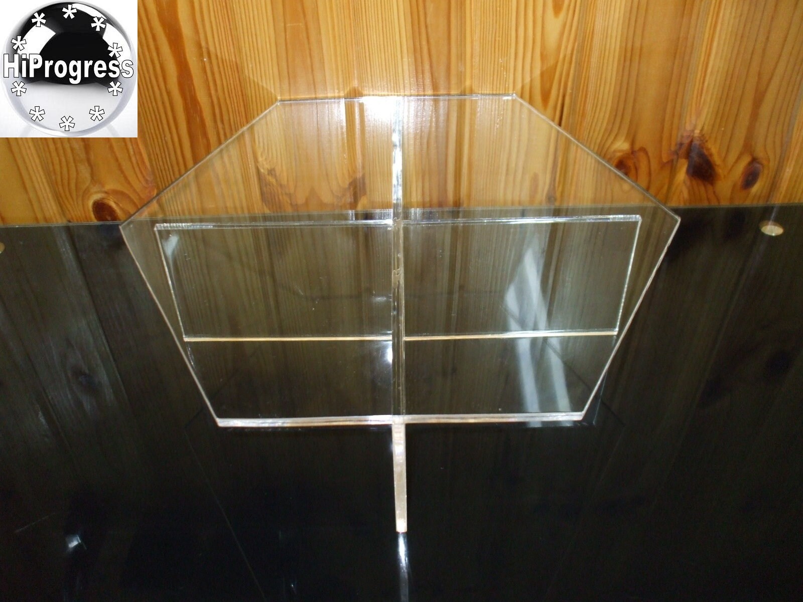 Large Clear Acrylic Hexagon Display Stand for 12 Round Etsy