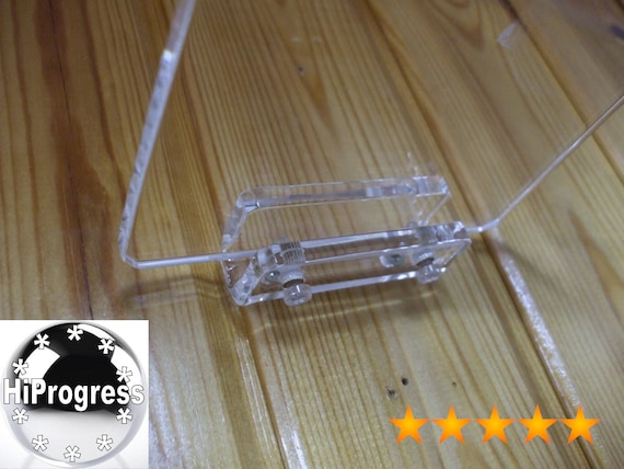 Clear Acrylic Bracket Support Clamp Mount for 6mm to 10mm Glass or