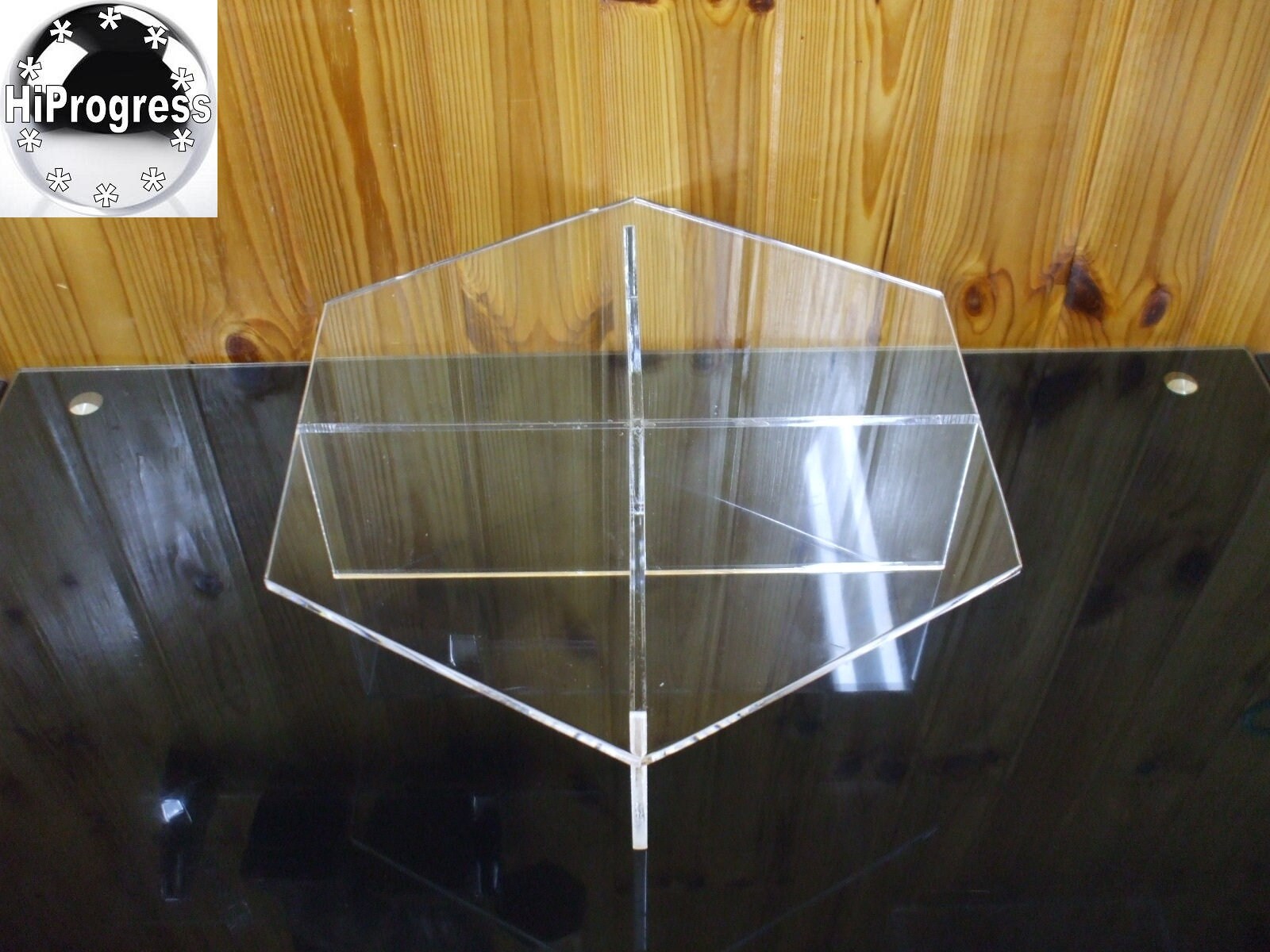 Large Clear Acrylic Hexagon Display Stand for 12 Round Etsy