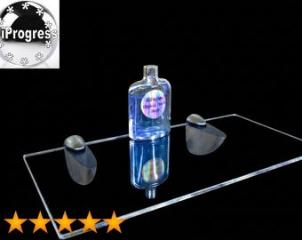 Große Wand Klar Transparent Acryl Regal mit Zwei Großen XL Regal Halterungen