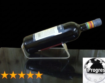 Expositor para botellas de vino individuales