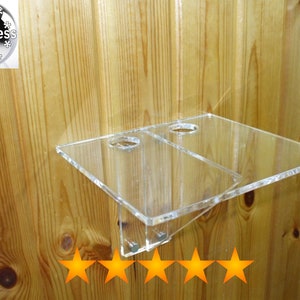 Universal Shelf Holder for Wireless Router Modem Gateway Repeater Booster Speaker