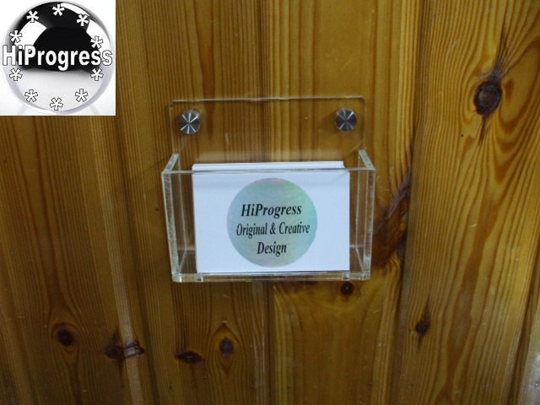 Wall Hanging Business Cards Holder Stand Display Easel Etsy