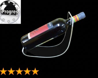 Expositor para botellas de vino individuales