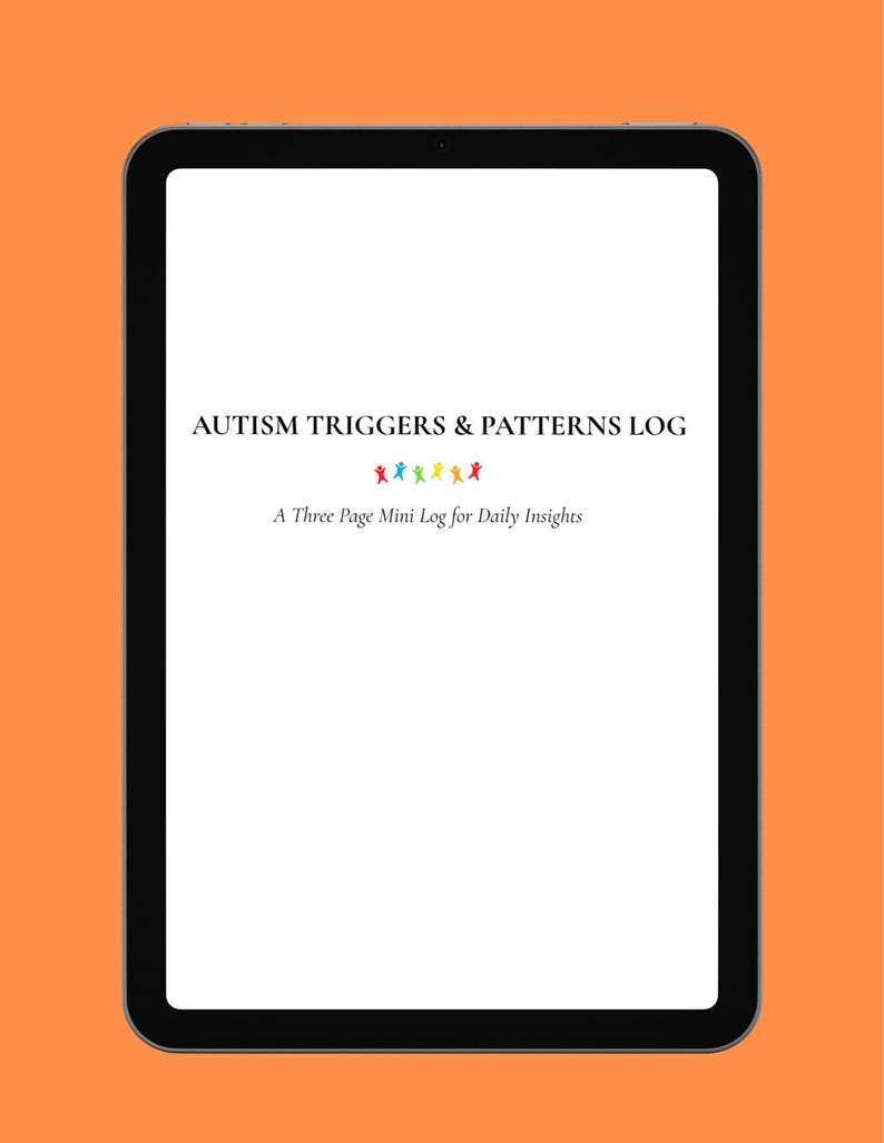 Autism Triggers & Patterns Tracker / Mini Log - Etsy