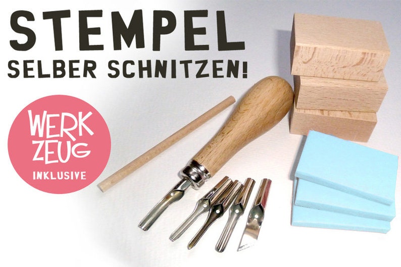 DIY STEMPEL Set & Werkzeug FEST image 1