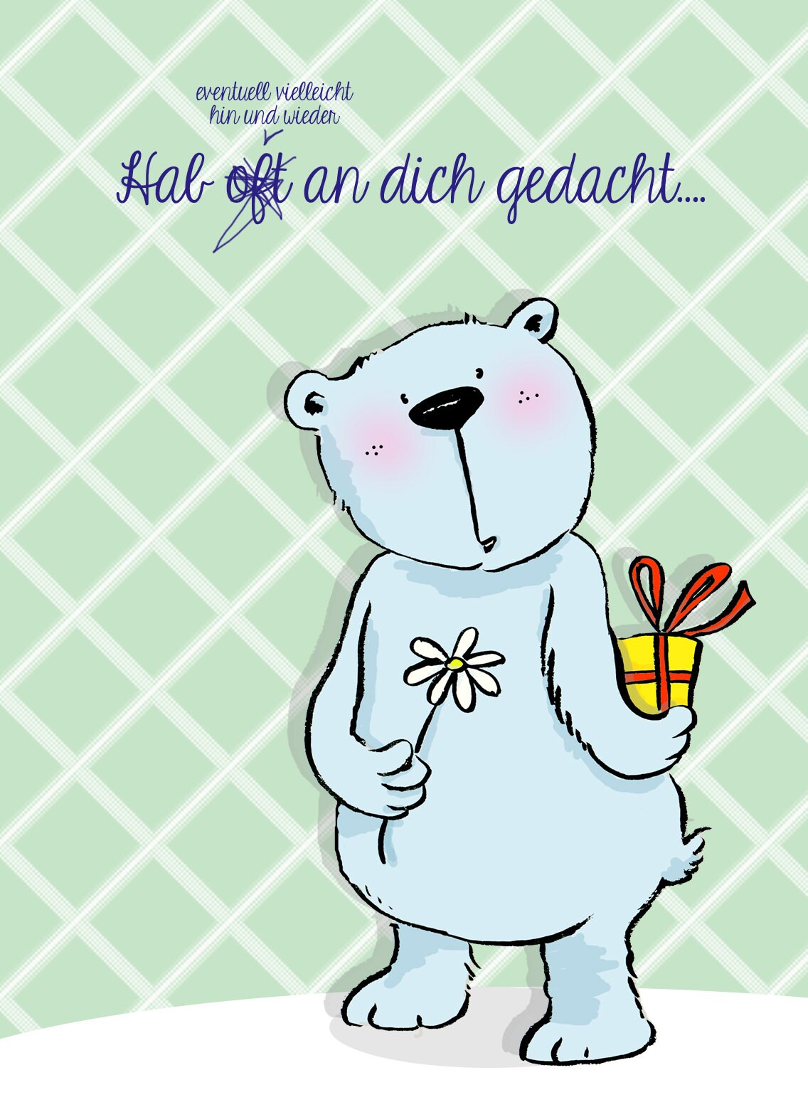 Hab an dich gedacht... POSTKARTE Etsy