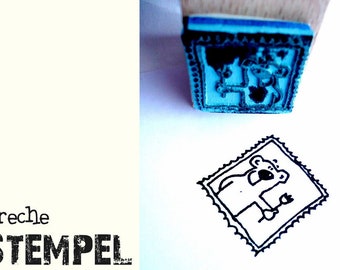STEMPEL **Briefmarke Blümchen**