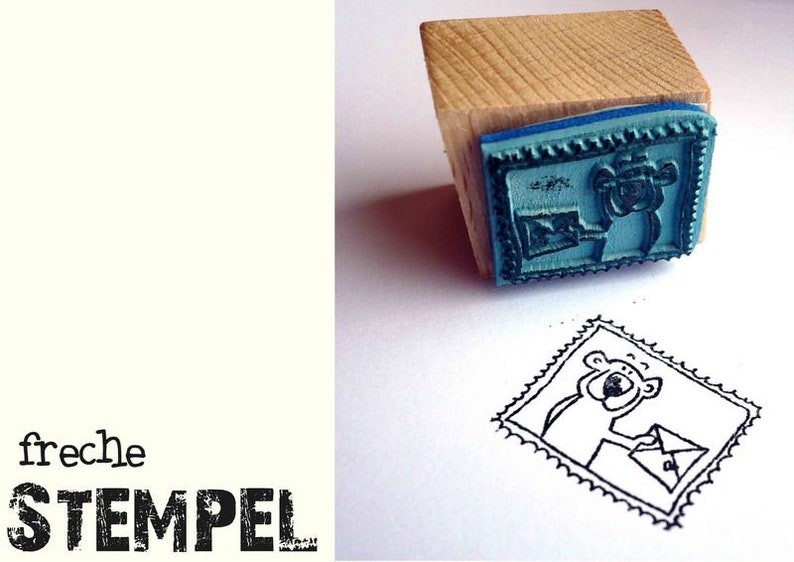 STEMPEL Briefmarke Bild 1