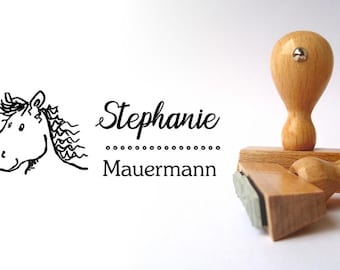 NAMENS -Stempel *** PFERD *** personalisiert