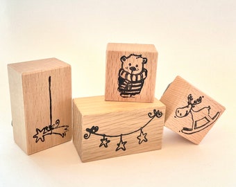 4 Stempel im Set *  WINTER-WUNDER  * Weihnachten, Advent